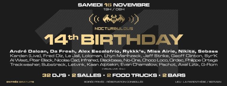 14eme anniversaire de Nocturbulous à La Parenthèse