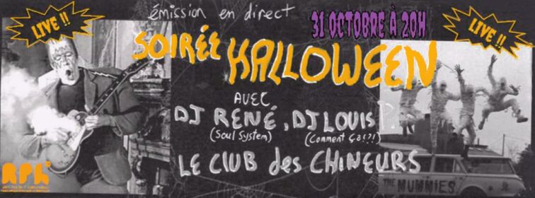 Soirée Halloween en direct sur RPH