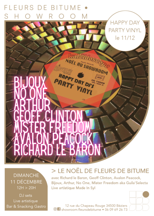 Le Noël de Fleurs de Bitume à Béziers