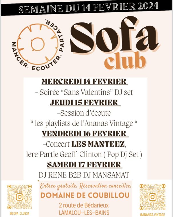 Before du concert des Manteez au Sofa Club