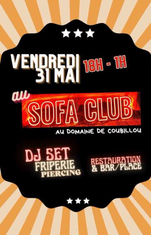 Sofa Club au Domaine de Coubillou