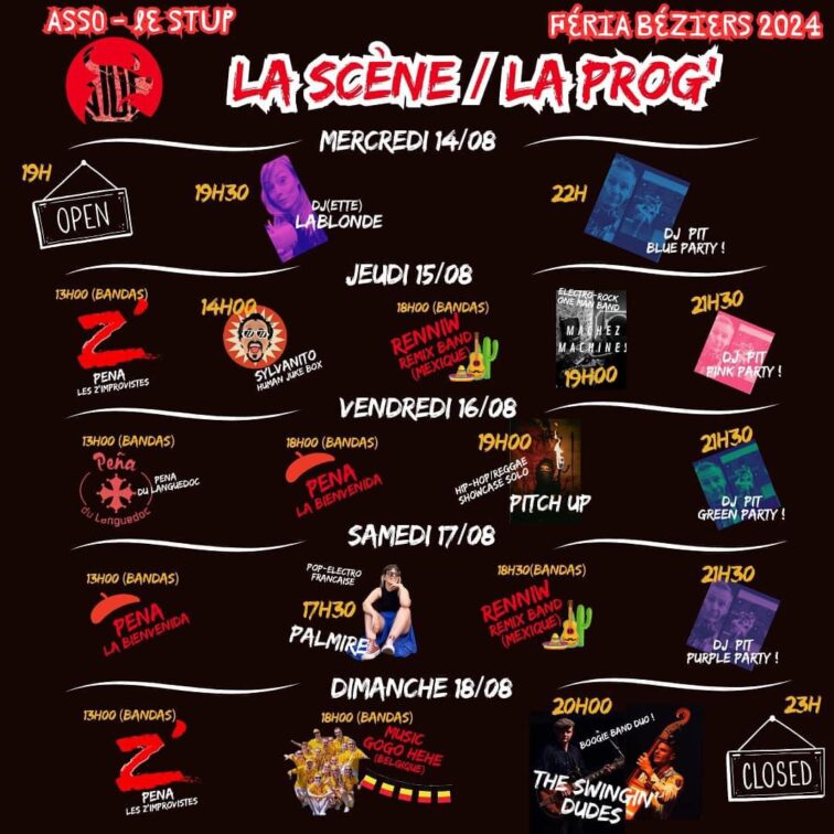 Feria de Béziers à la bodéga du StuP