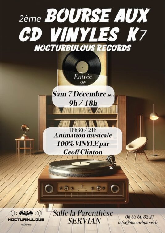 2ème bourse aux vinyles Nocturbulous Records à La Parenthèse