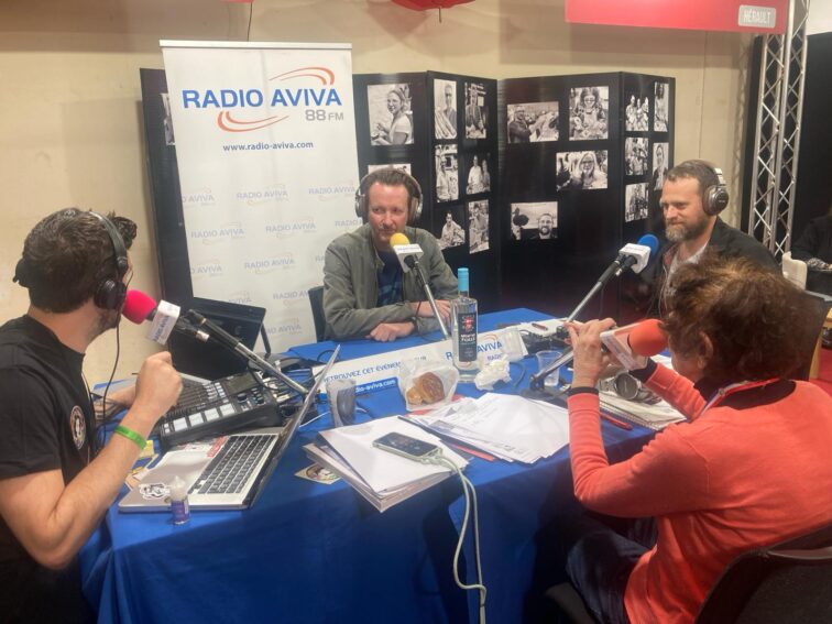 Interview sur Radio Aviva à la Foire internationale de Montpellier, Hérault (17 mars 2024)