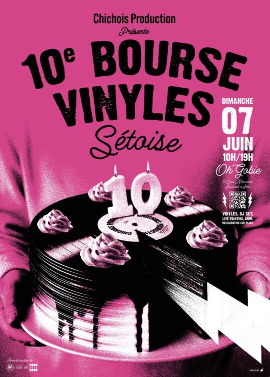 10e Bourse Vinyles Sétoise au restaurant Oh Gobie, Sète (7 juin 2026)