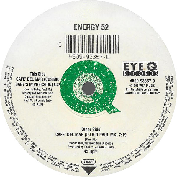 Energy 52 - Cafe' Del Mar